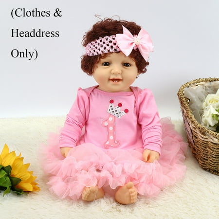 New 22" Reborn Doll Clothes Newborn Baby Headdress